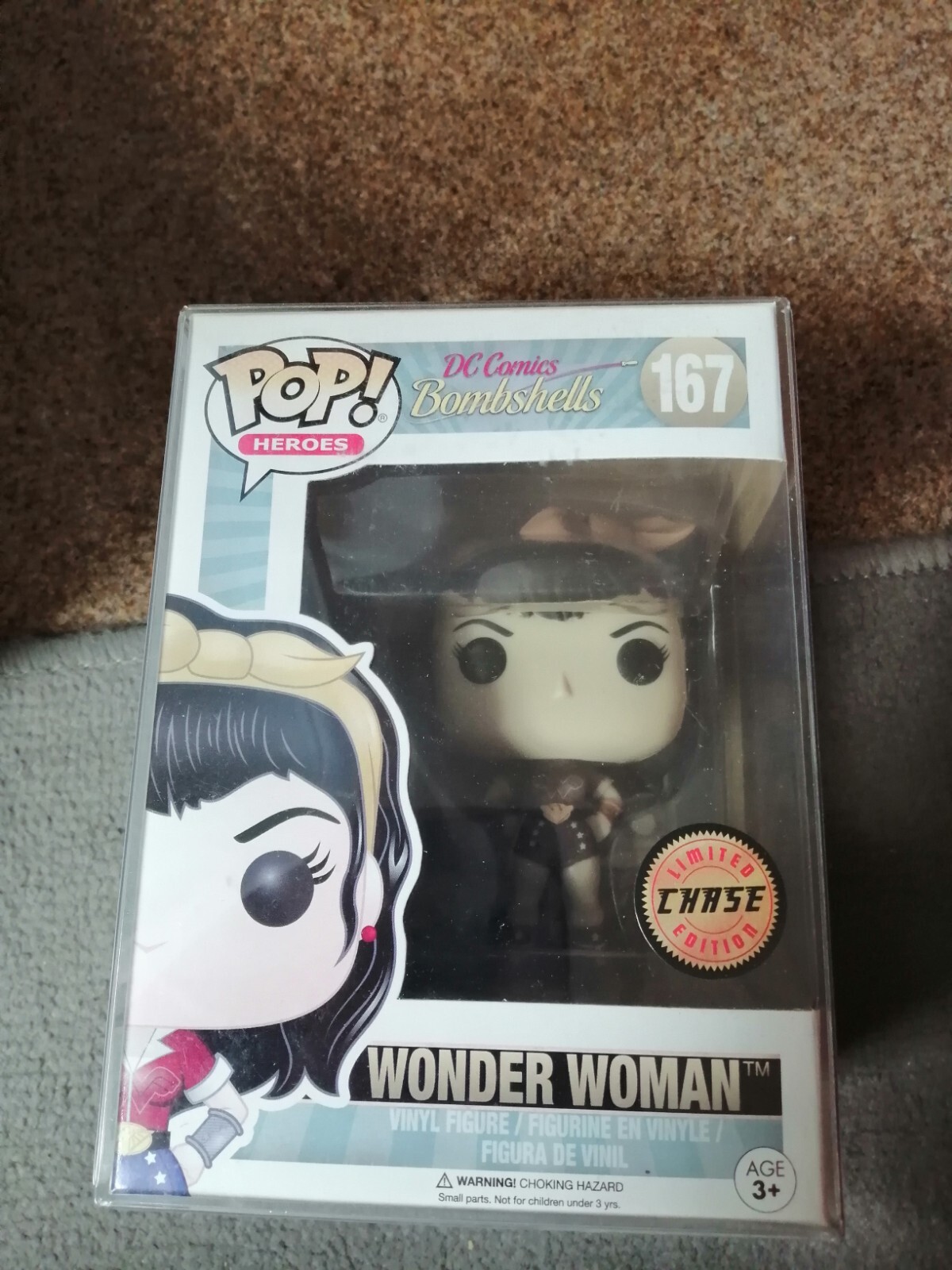 Vinilo Funko Pop - Héroes - Bombas De Dc Comics - Wonder Woman #169 Chase - Nuevo En Caja