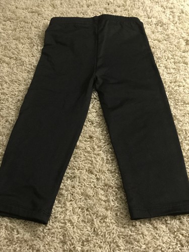 Jumping Beans Baby Girls Size 24 Months Fleece Lined Leggings Black - Picture 2 of 3