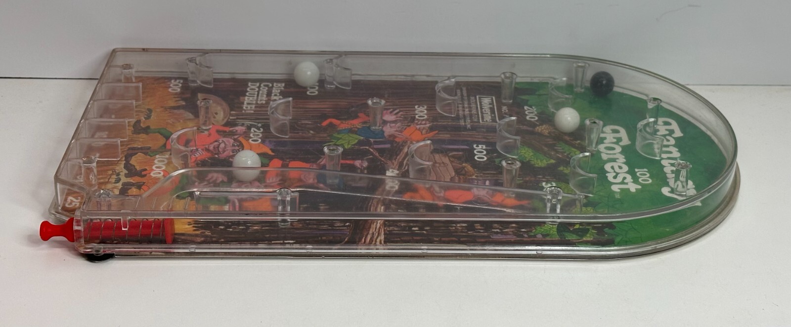 Vintage WOLVERINE FANTASY FOREST Tabletop Pinball Game Elves Retro Game ...