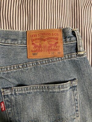 Levi's 501 Made In USA White Oak Cone Denim 32x30 | eBay