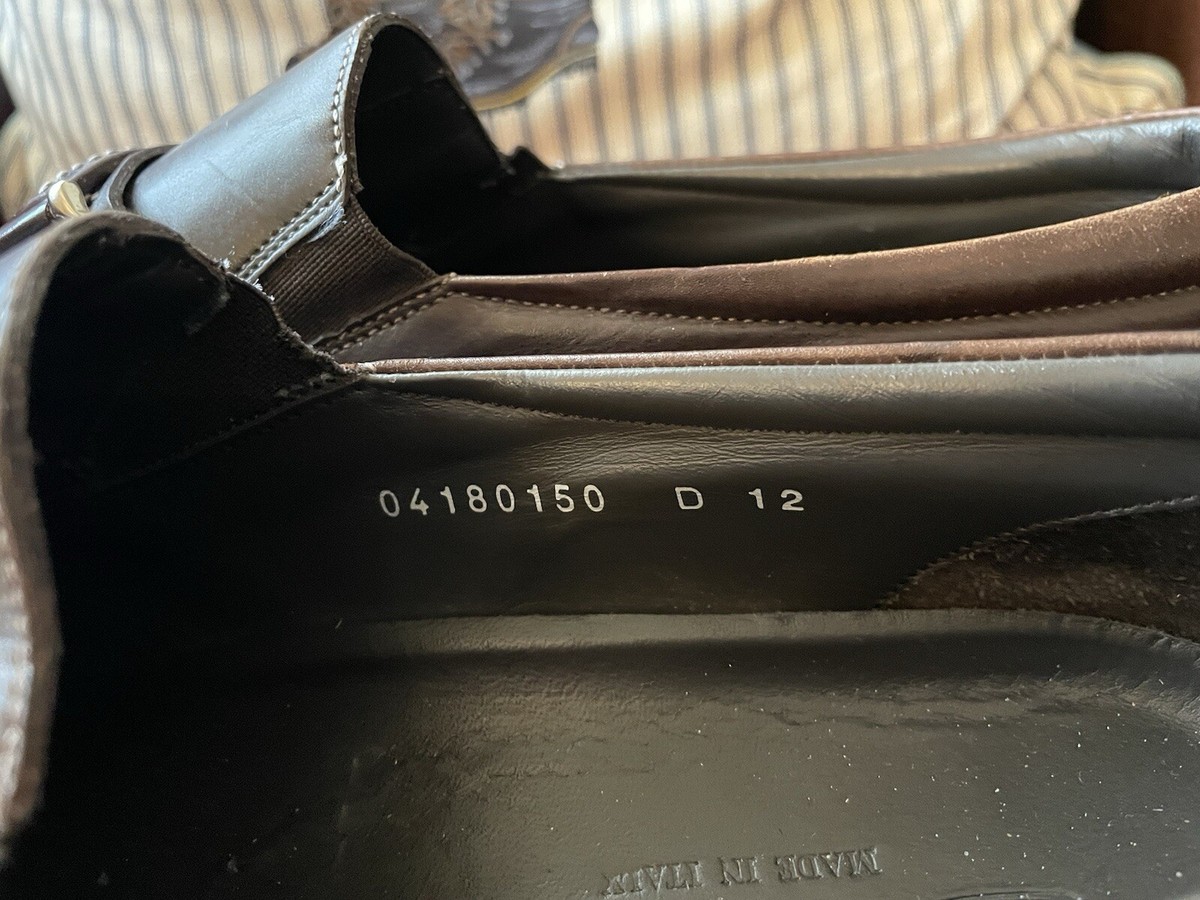Santoni Made in Italy Leather Covered Bit Loafer in Cordovan  display picture 1