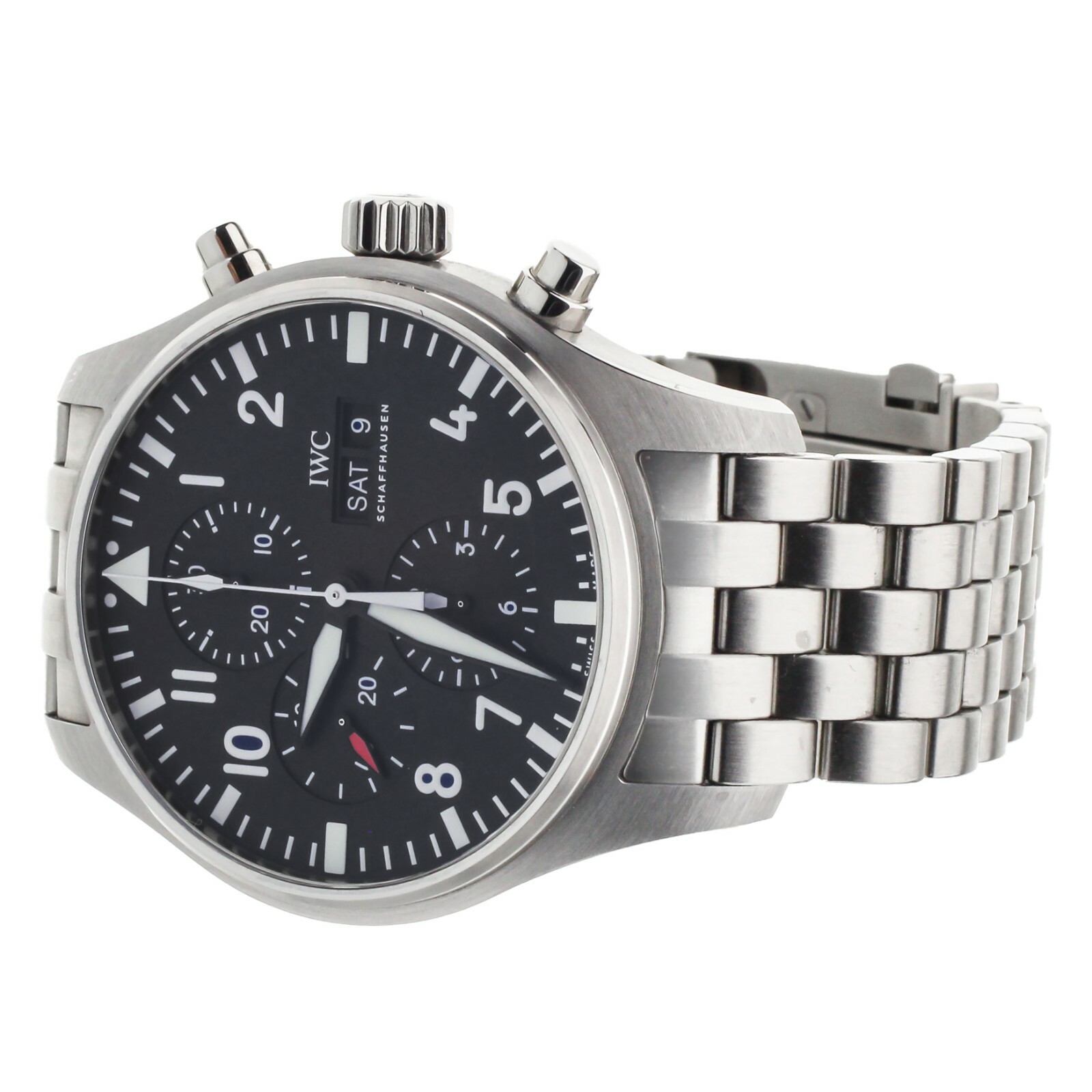 IWC Pilot's Watches Men's Black Watch - IW377710 for sale online | eBay