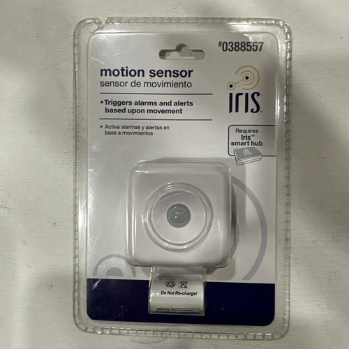 Iris Motion Sensor White Model #MOT901 New