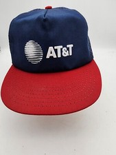Vintage 1980s AT T Trucker Style Snapback Men's Cap Hat Call Before You Dig USA
