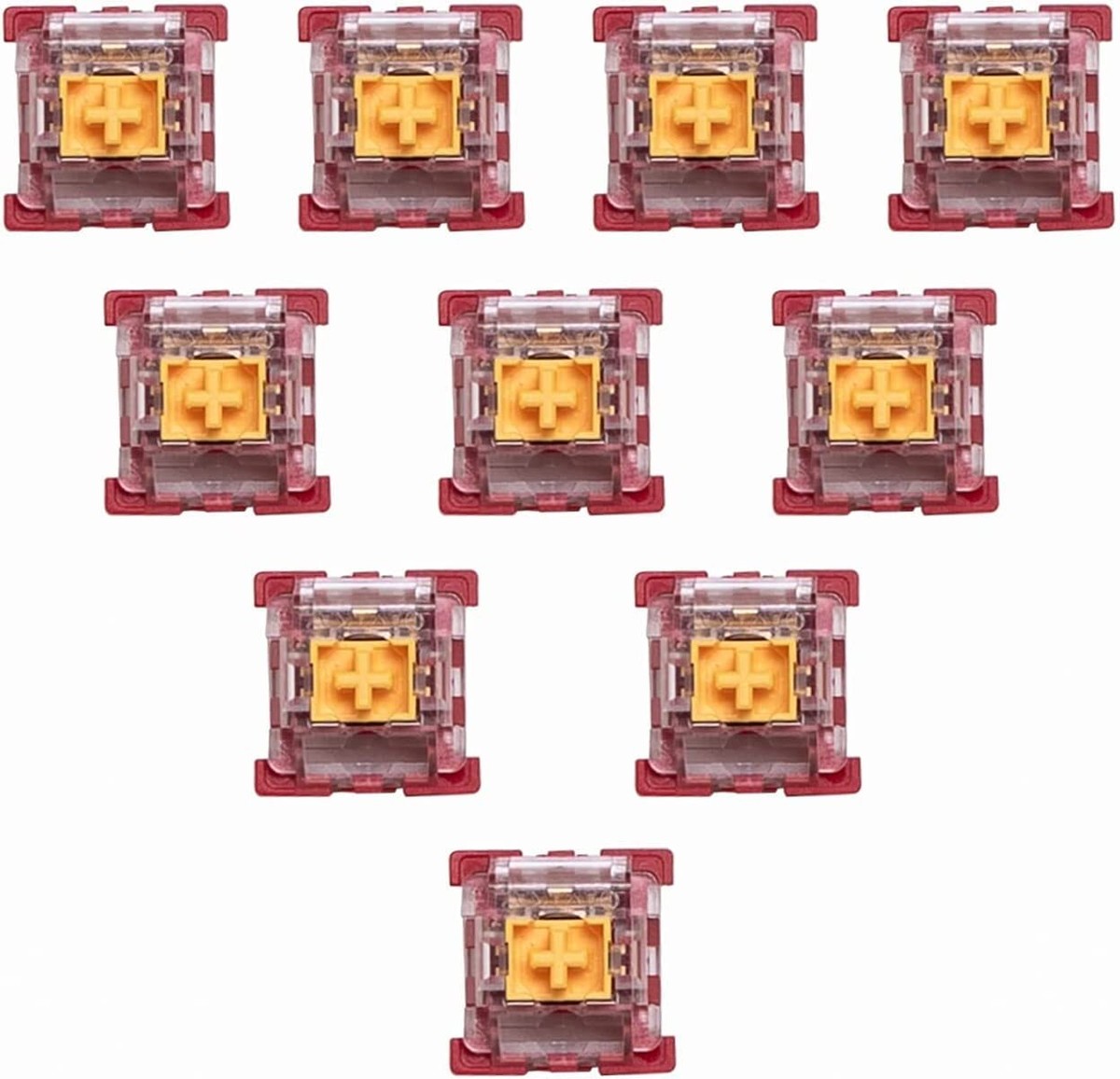 Silent Linear Mechanical Keyboard Switch 70Pcs/Pack GamaKay