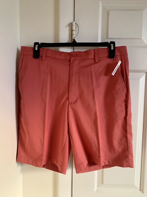 New with tags Amazon essentials color red salmon Shorts Mens Size 36 Classic