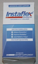 Instaflex Advanced Joint Relief with UC-II Collagen 30 Caps, Exp 06/26 NEW