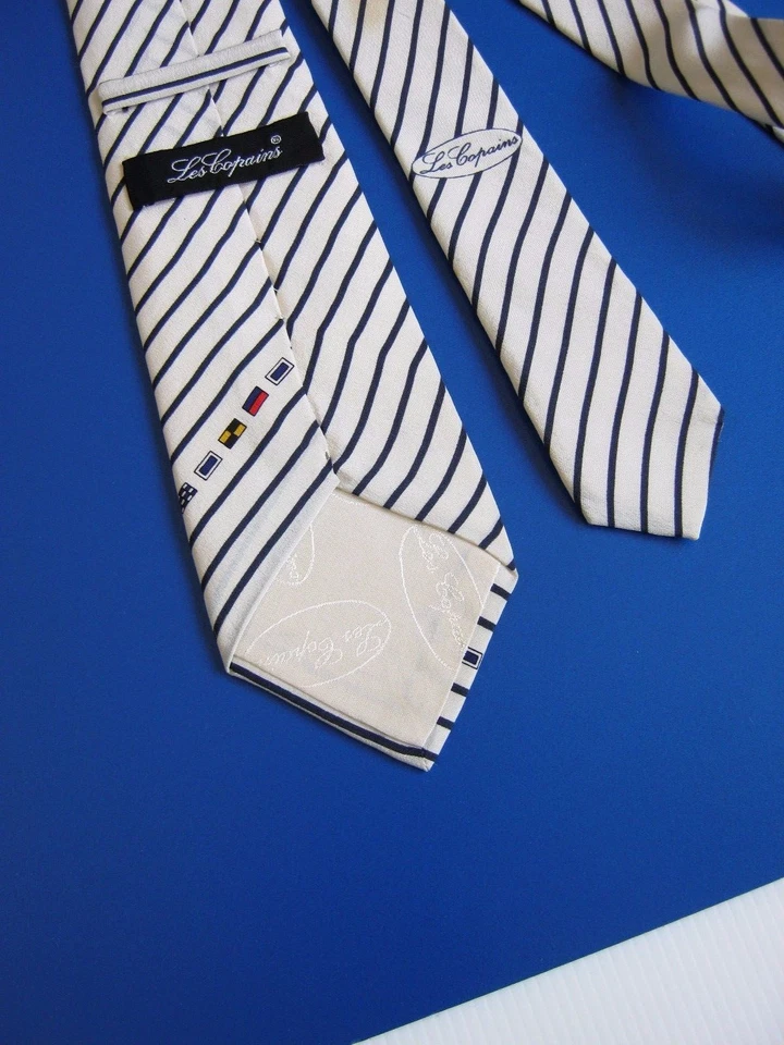 Les Copains Paris Vintage Pura Seda Original Hecho en Italia Foto 4 de 4