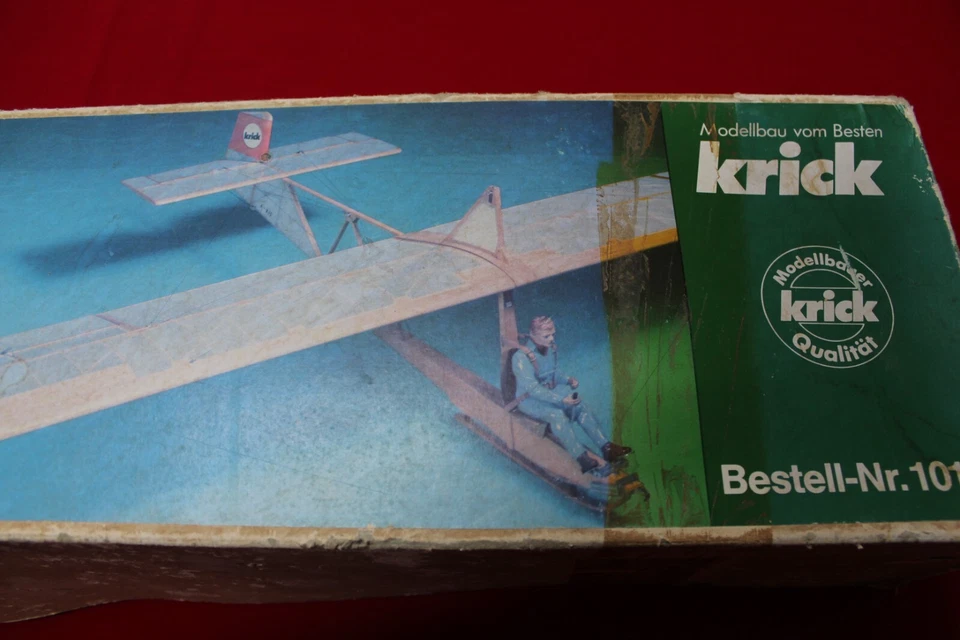 VINTAGE NIB KRICK SG 38 RC GLIDER KIT - Image 2 of 4