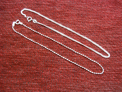 PAIR OF LOVELY STERLING SILVER ANKLE BRACELETS - MIGHT BE JUST FOR YOU!!!