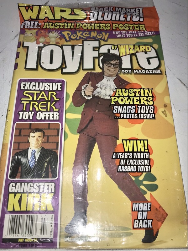 TOYFARE MAGAZINE #23STAR WARS BLACK MARKET SECRETS AUSTIN POWERS Sealed W/Poster