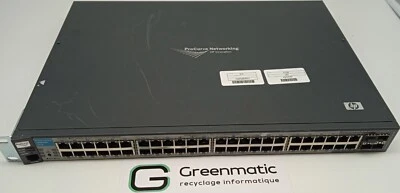 SWITCH HP PROCURVE 2810-48G  48 PORTS 10/100/1000 + 4 PORTS  SFP J9022A - Photo 1/3