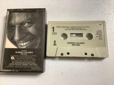 ROBERT PALMER - RIPTIDE (Cassette, 1985, Island) 90471-4