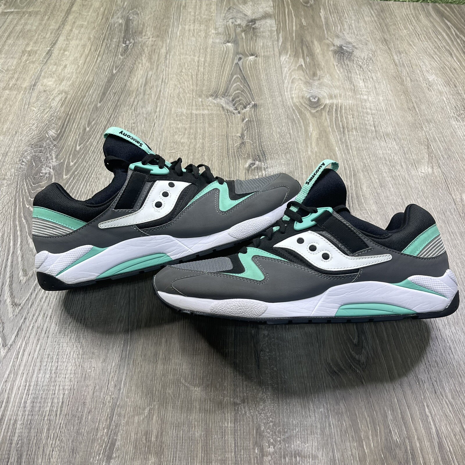 Chaussures Saucony Saucony Grid 9000 Verte Otrain Saucony Men'