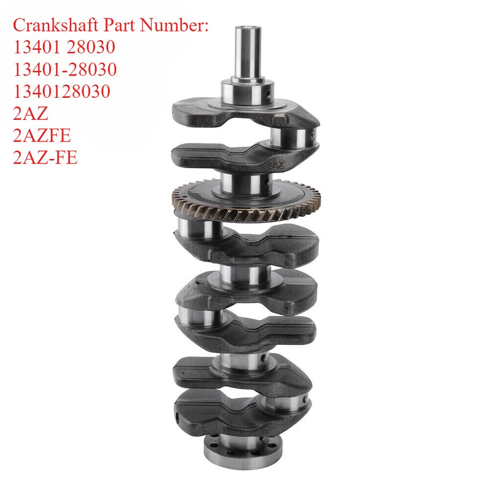 2.4L 2AZ-FE Engine Crankshaft & Main Rod Bearing For Scion xB tC Toyota Camry  Foto 2 de 4