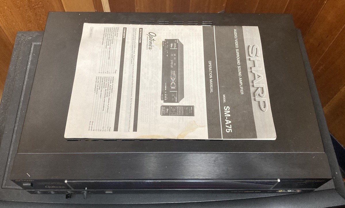 アンプ SAHRP OPTONICA sm-1200 Yahoo!オークション -「オプトニカ アンプ」の落札相場・落札価格