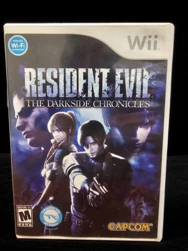 Resident Evil: The Darkside Chronicles Nintendo Wii Complete CIB Tested MISPRINT