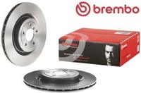 2X Bremsscheibe Brembo 09.C209.21 2 Bremsscheiben Hinterachse Hinten FüR Jaguar