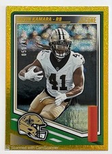 2025 Panini Score Dots Gold Alvin Kamara /499 New Orleans Saints #122