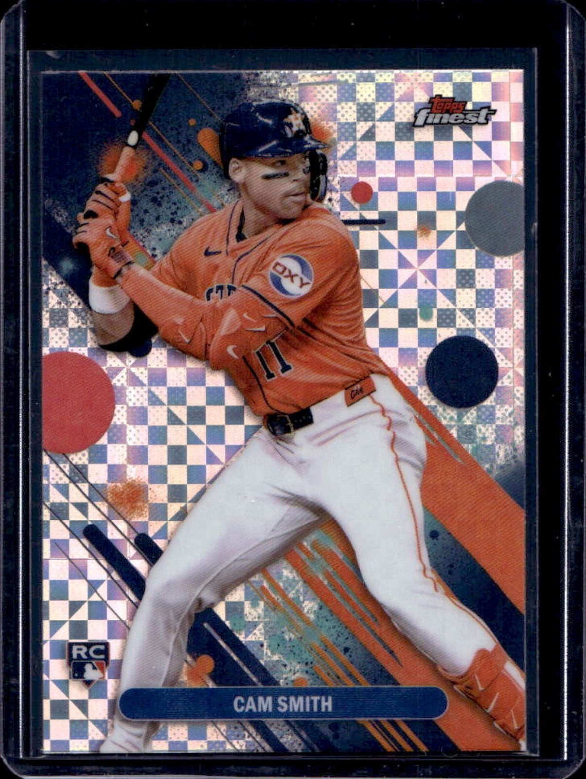 2025 Finest Cam Smith Common RC X-Fractor Rookie #54 Astros