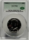 1968 Kennedy 50C CAC PR66 Proof Silver San Francisco Uncirculated 40% Silver