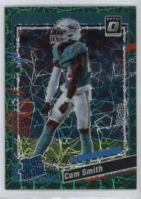 2023 Panini Donruss Optic Rated Rookie Green Velocity Prizm Cam Smith #268 1ce5