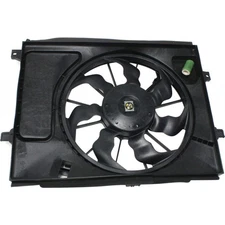 For Kia Soul Radiator Fan 2012-2019 Single Fan w/ Resistor 1.6L/2.0L Engine
