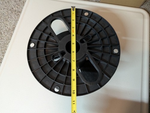 10.5 x 5.5 Inch Plastic Spool Polypropylene