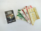 1995 NHRA Fram Nationals Atlanta Collectors Hat Lapel Pin and Ticket Stubs