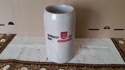 Bier-Krug: Oechsner Bier aus Ochsenfurt, 1 Liter (Bierkrug / Steinkrug)