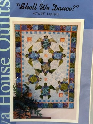 JAVA HOUSE QUILTS Quilt Pattern -  SHELL WE DANCE?  - 40'' x 56'' - Karen Brow