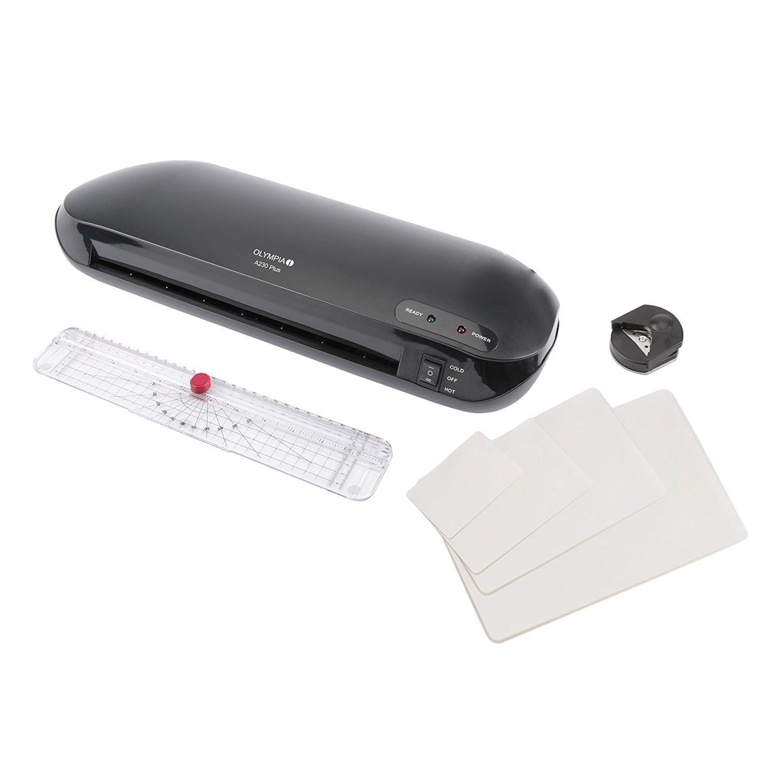 Plastifieuse A230 Plus OLYMPIA 4in1 pour documents A4 et photos de bureau