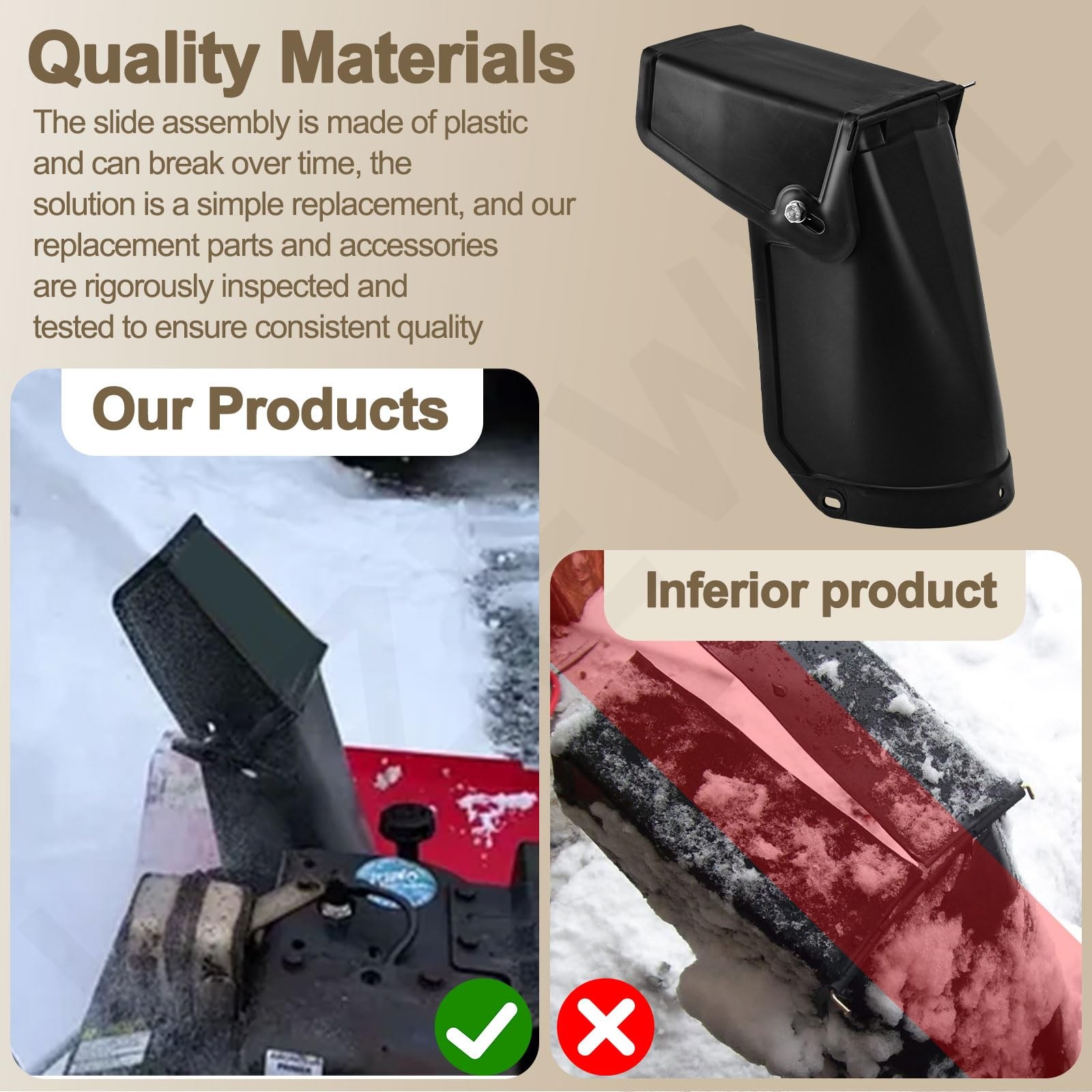 Chute Assembly 762222MA for Craftsman Murray Snow Throwers Replace 325847MA