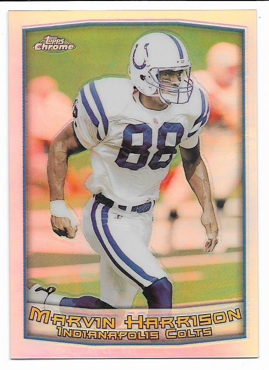 1999 Topps Chrome Refractor Marvin Harrison #89