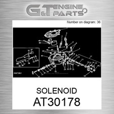 At30178 Solenoid Fits John Deere (surplus Open Box)