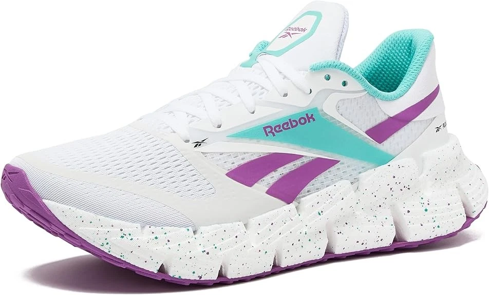 Reebok FloatZig 1 White Aqua Purple Rave for Sale  display picture 2