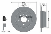 2X Textar Bremsscheibe 92074503 FüR MERCEDES-BENZ