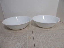 Corelle Winter Frost White Set Of 2  Serving Bowls 8.5" USA  (D4)