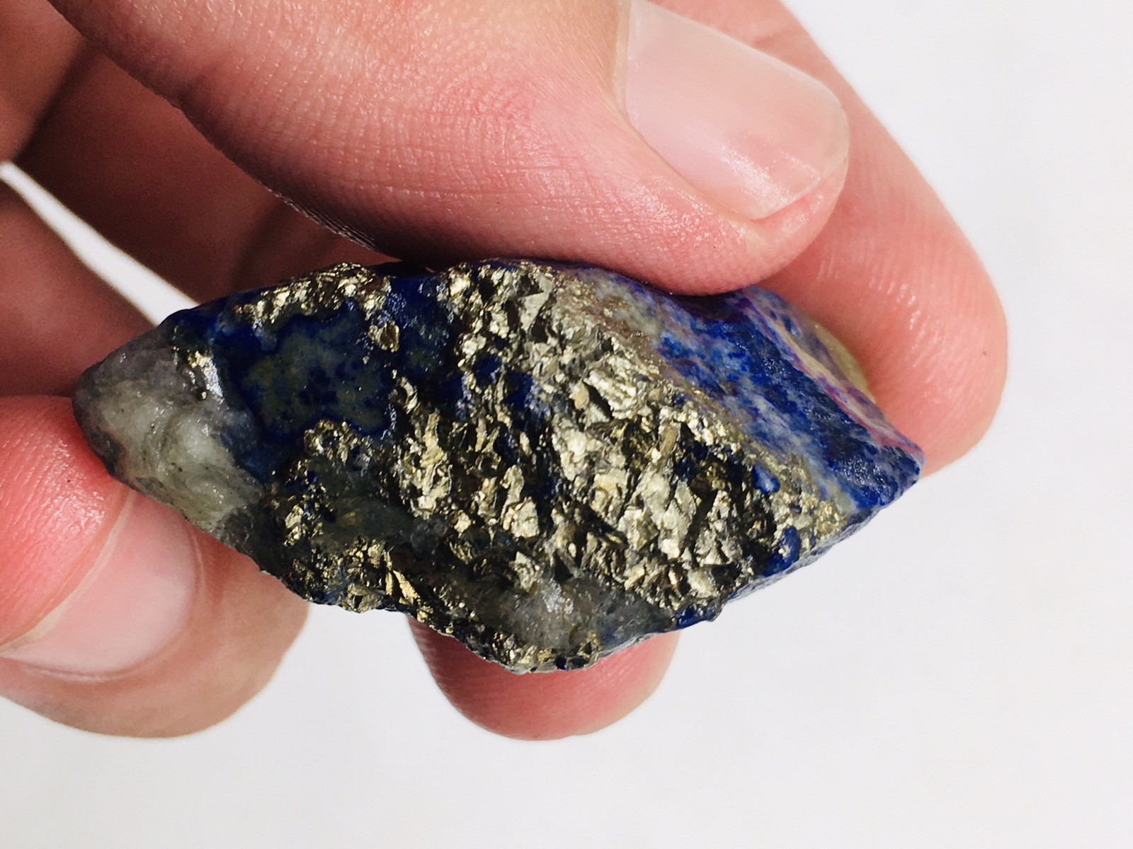 Raw Lapis Lazuli with Gold Pyrite Madani Origin Rough Gemstone A+++ RB1