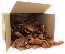 Gigabite Whole Pig Ears for Dogs - All-Natural Slow-Roasted Chews That Clean Tee