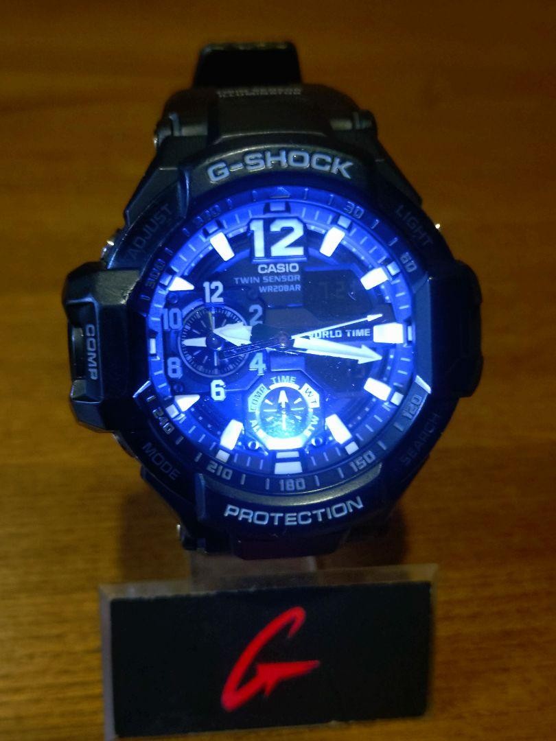 時計 G-SHOCK GA-1100 5441JA Casio GA1100-9G (5441) G-Shock Gravity Master Gold Men's