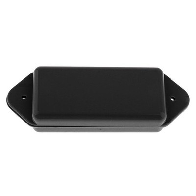 2er Set P90 Dog-Ear-Tonabnehmerabdeckungen Für Gitarre, Schwarz, Ungebohrt