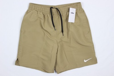 Men's Nike Swim Breaker 7-Inch Lined Volley Shorts M Medium Brown 241
