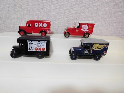 4 Lledo Models BEEF STOCK/SOUP Related- 3 x OXO / 1 x MAGGIS