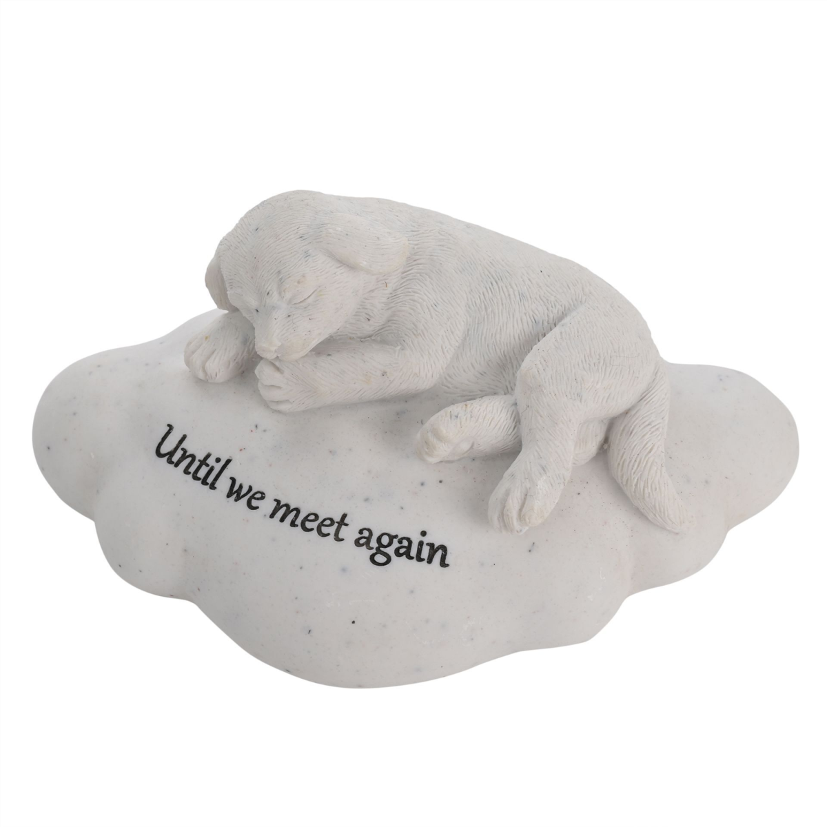 The Gift Experience White/Black "Until We Meet Again" Dog Memorial Cloud - Image 2