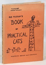 T S Eliot / Old Possum's Book of Practical Cats 1st Edition 1939
