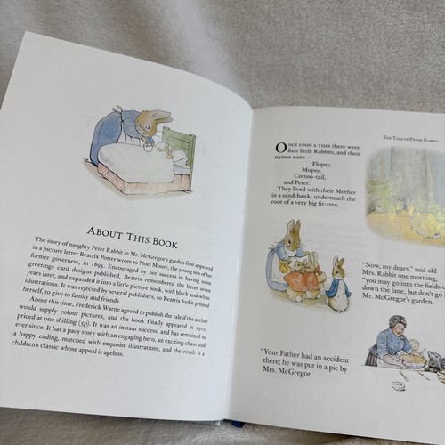 The Complete Peter Rabbit by Beatrix Potter (Leather Hardcover, Illustrated) - Picture 9 of 12