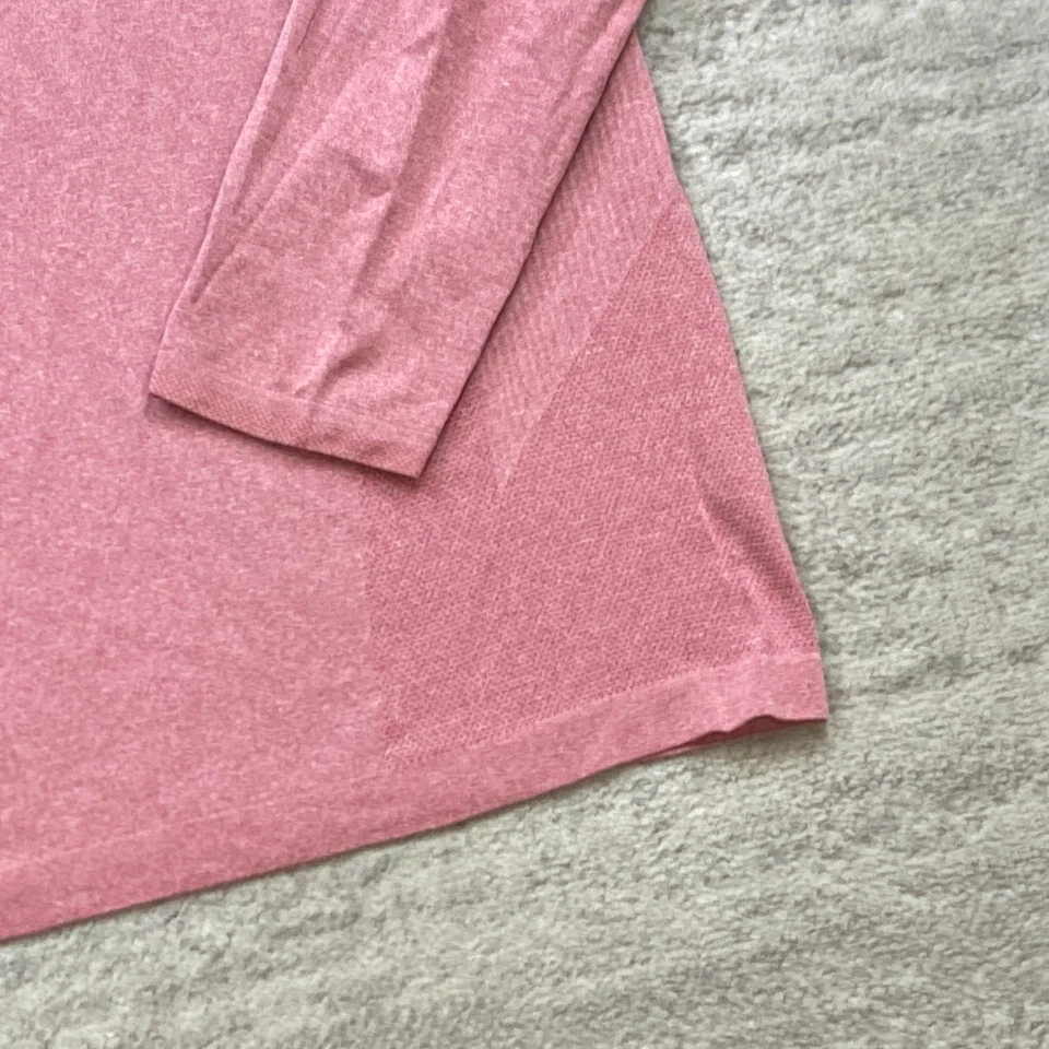 Lululemon Metal Vent Shirt Extra Large Pink Red Outdoor Pullover Athleisure Yoga - Image 2 of 4