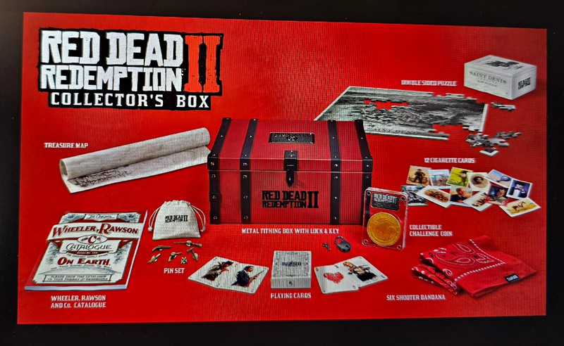 Rockstar Red Dead Redemption II Collector's Box Collectibles 2018