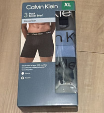 New*Calvin Klein Mens Microfiber Boxer Briefs...